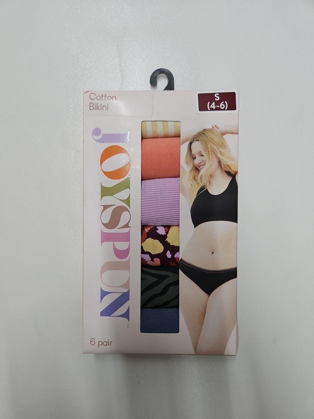 Joyspun Woman's Bikini Size Small ( 4-6 ) Multicolor 6-pack New